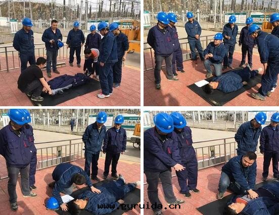 應(yìng)急搶修中心(xīn)组織“觸电應(yìng)急演練”