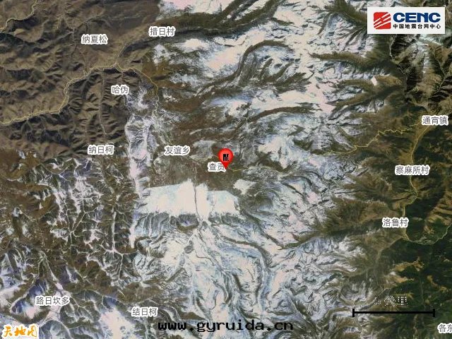 四(sì)川(chuān)甘孜州新(xīn)龍縣(xiàn)發(fà)生(shēng)3.0級地(dì)震